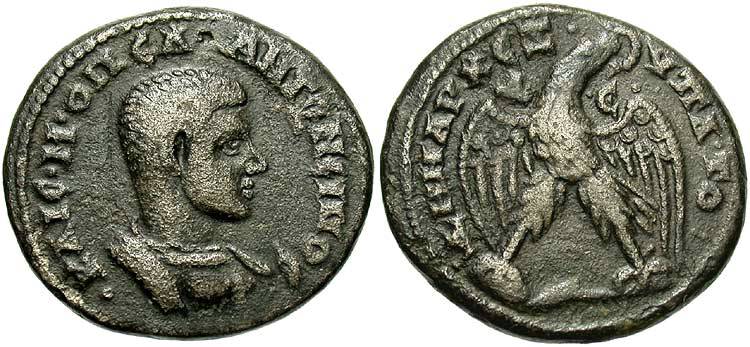 Antioch tetradrachm 27mm 14.18g Prieur 248